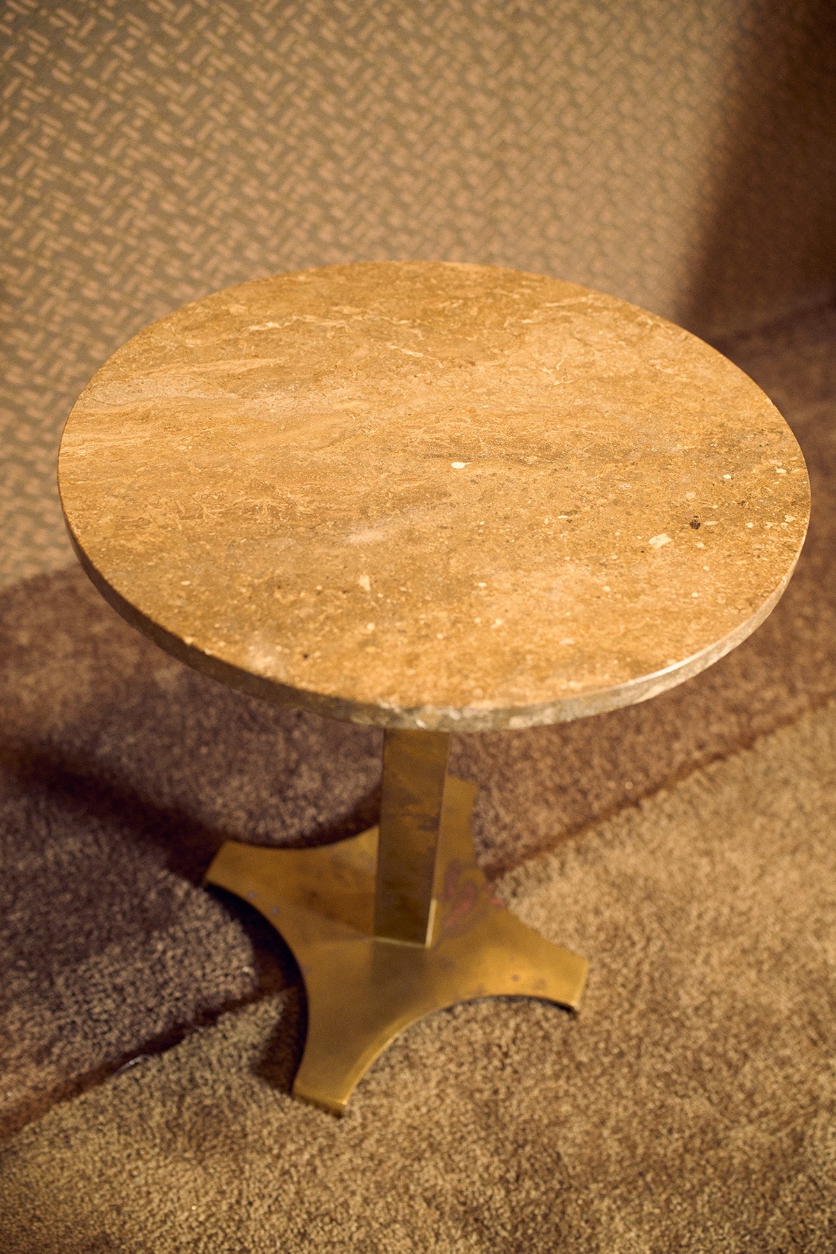 Brushed Brass Cocktail Table